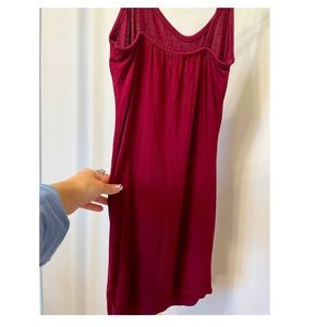 BOOHOO Simple Red Dress